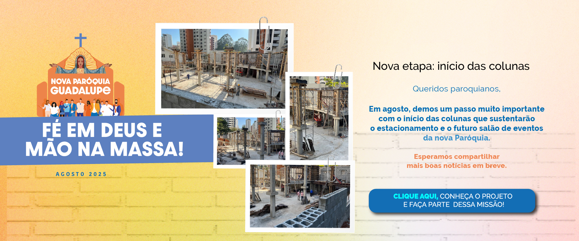 banner construção
