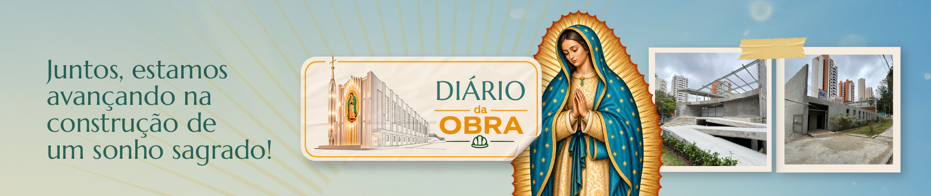 banner construção